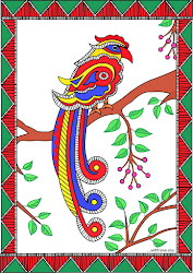 madhubani painting simple designs easy vector paintings gond folk peacock indian beginners mithila very india fish lovers flash motifs facts