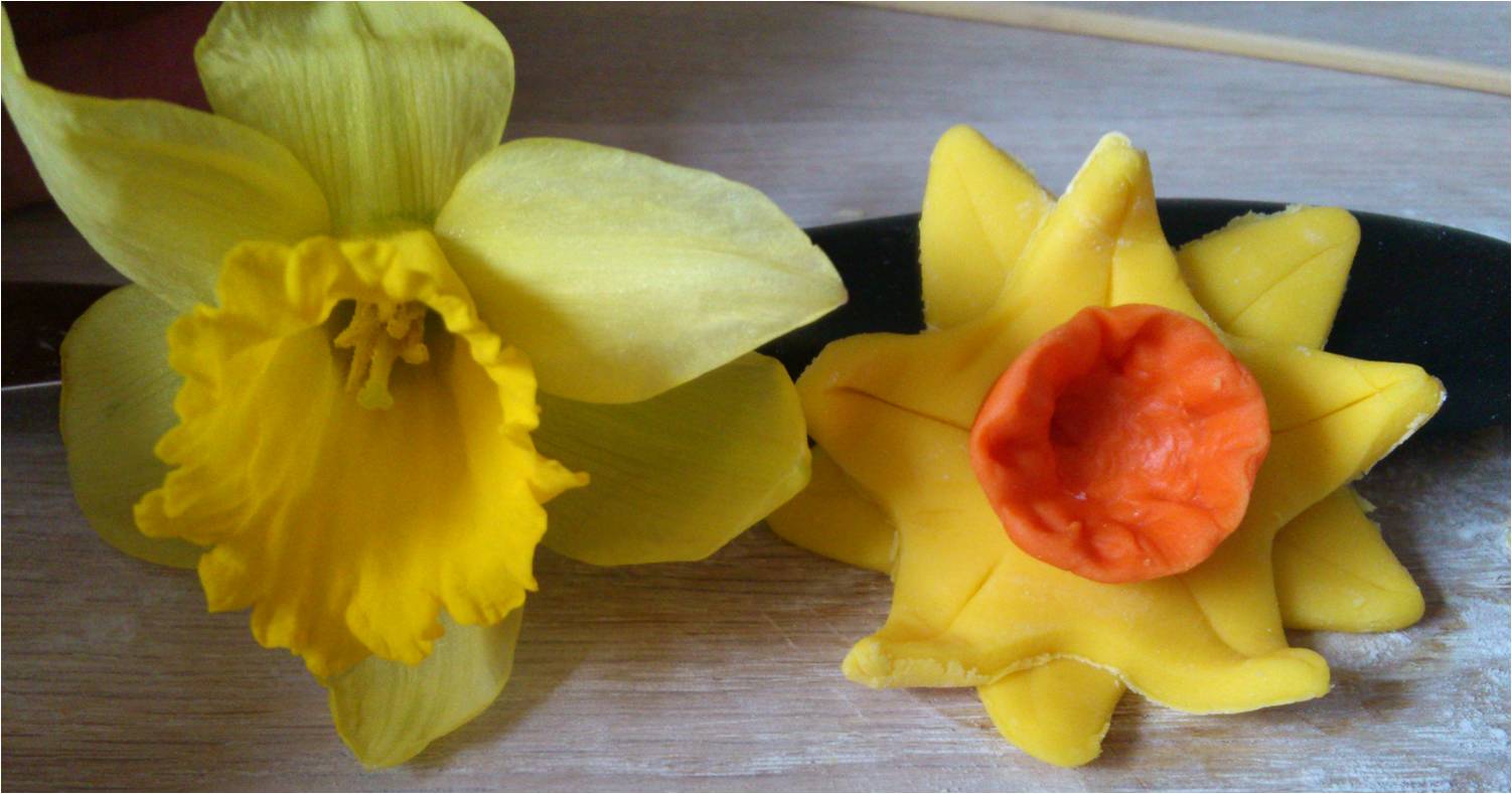 How to make a sugarpaste daffodil Utterly Scrummy Food For Families