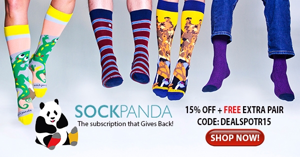 sock panda, sock subscription, fashion socks 