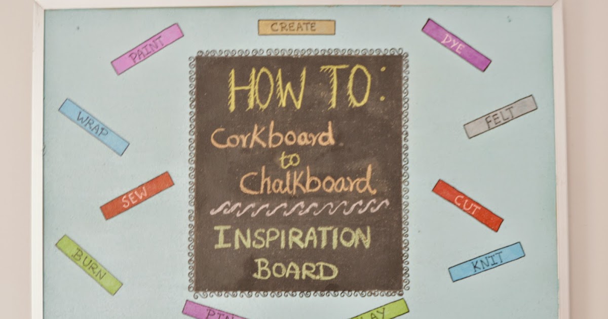 Vikalpah How To Corkboard Chalkboard Inspiration Board