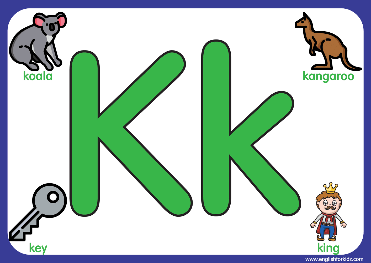 Letter K Worksheets Flash Cards Coloring Pages Letter K Worksheets Flash Cards Coloring Pages