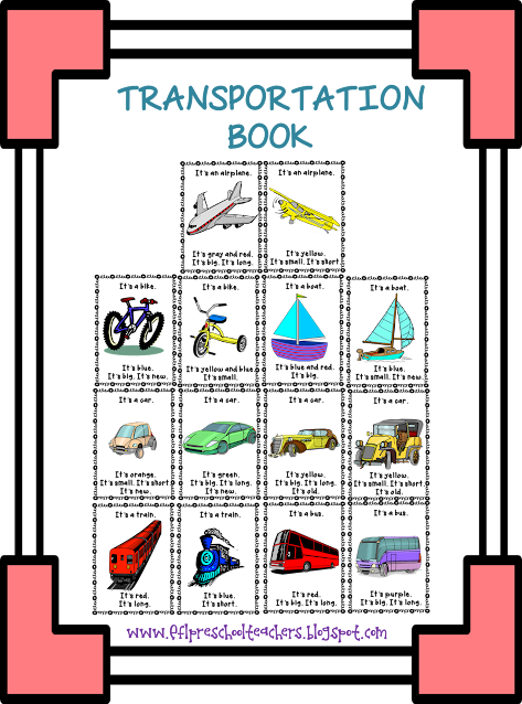 transportation theme for kindergarten