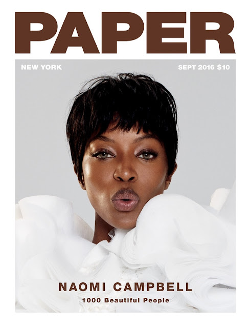 NAOMI CAMPBELL COVERS PAPER MAGAZINE