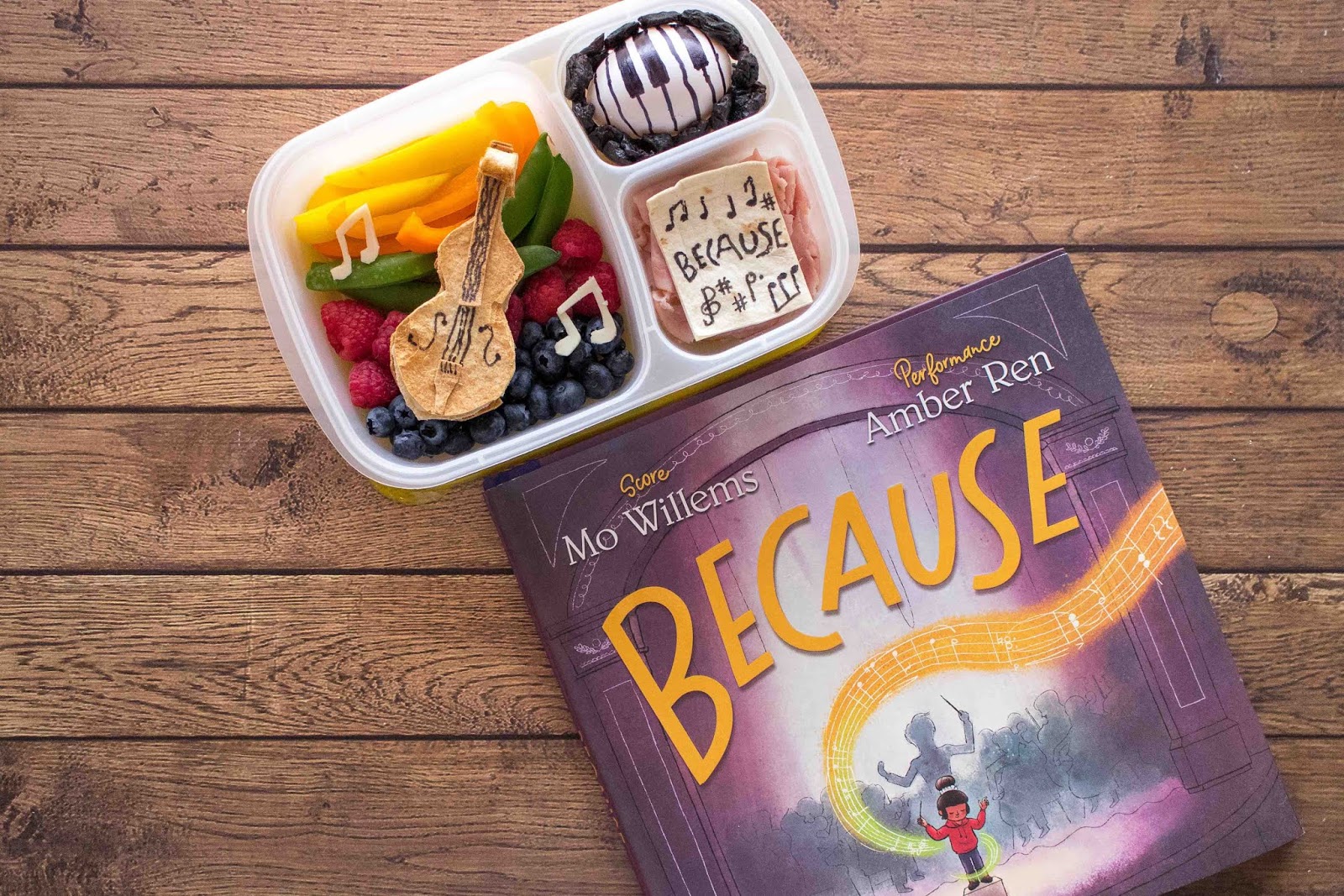 Lunchbox Dad Mo Willems' Because Book Musical Lunch Box Recipe Ideas!