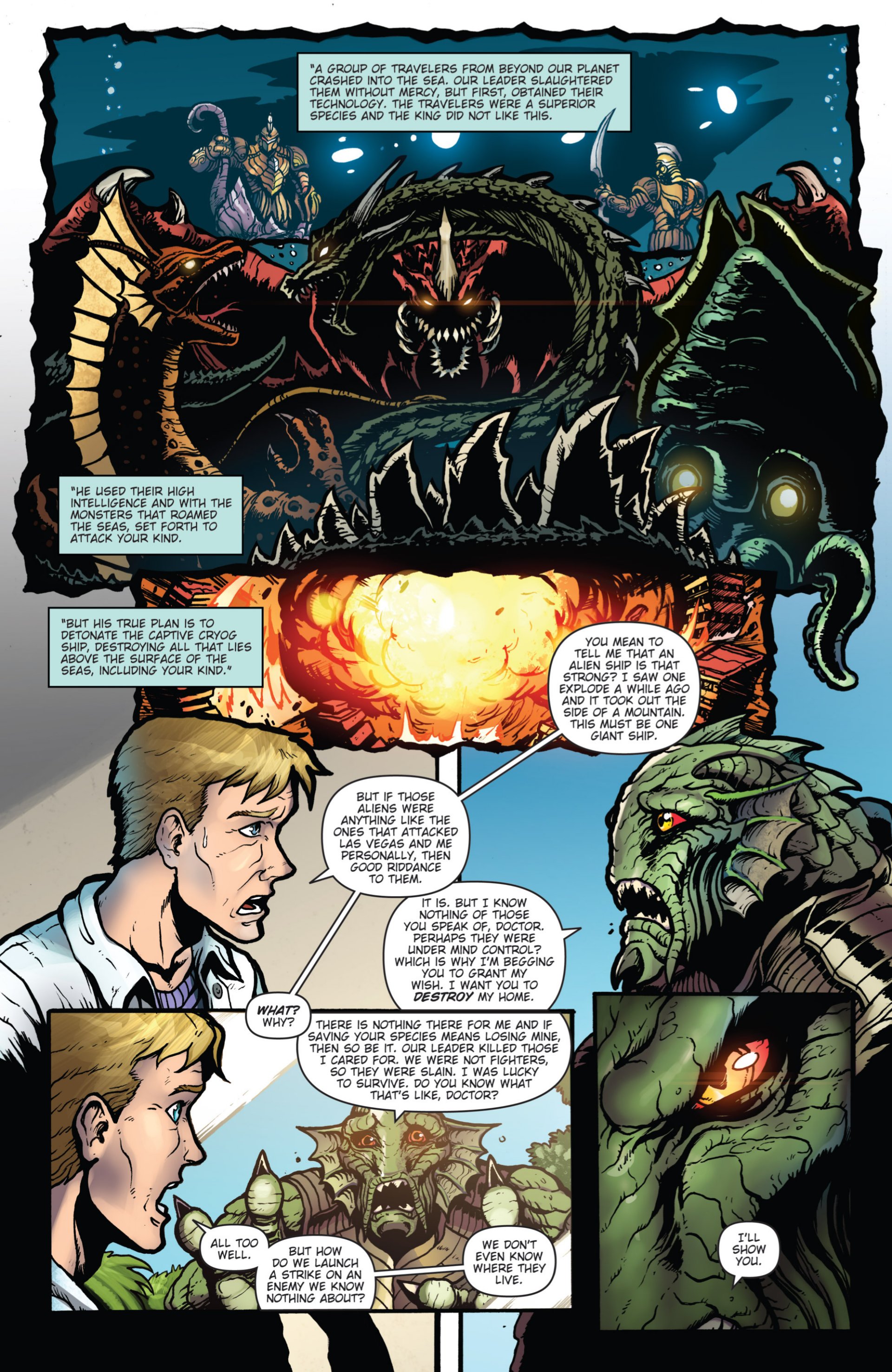 Read online Godzilla: Rulers of Earth comic -  Issue #11 - 13