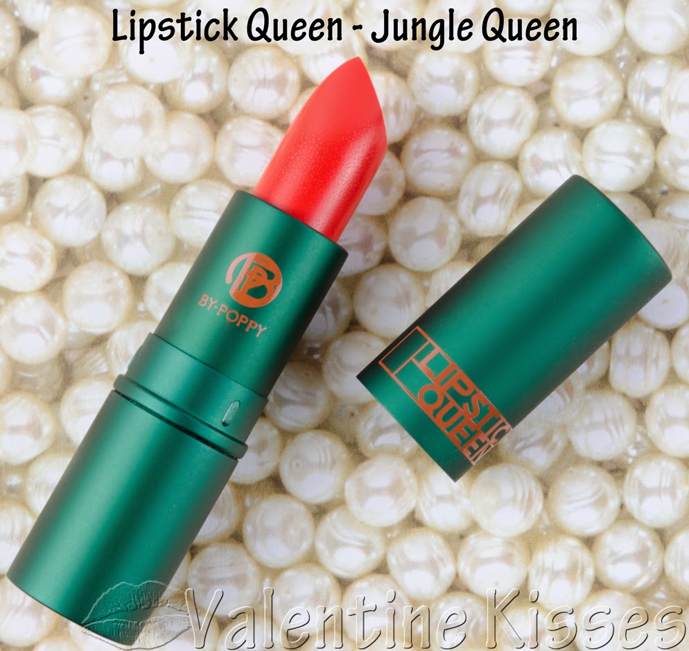 Valentine Kisses Lipstick Queen Jungle Queen lipstick pics, swatches