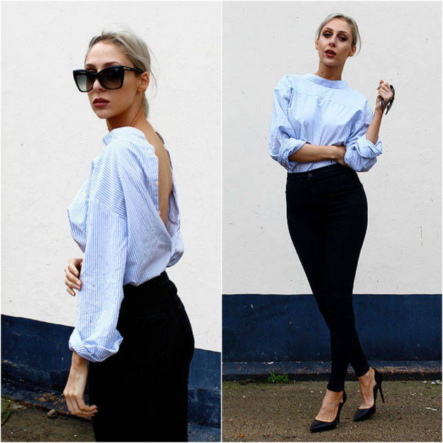PHOTOS WAYS TO STYLE THE BACKWARD SHIRT TREND!