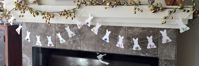 Simple DIY Easter Bunny Banner with free template | Alice Scraps Wonderland & This Bittersweet Life