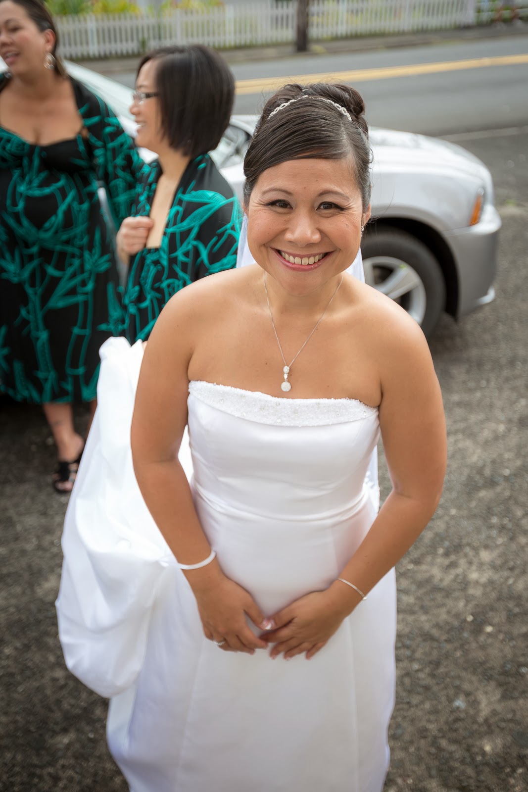 Hawaiian lei wedding ceremony image