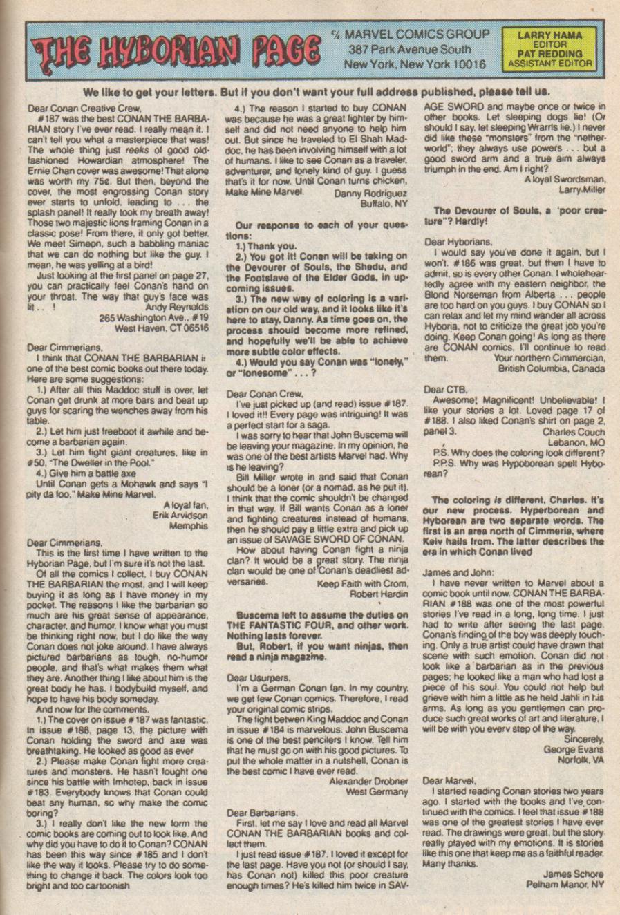 Conan the Barbarian (1970) Issue #192 #204 - English 24