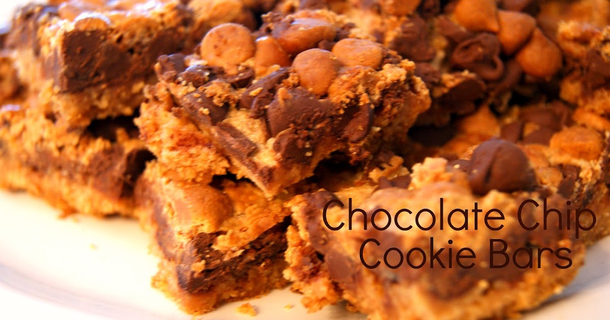 michelle paige blogs: (5 Ingredients) Chocolate Chip Cookie Bars