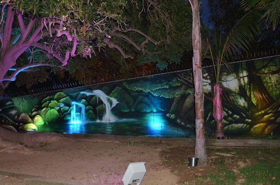 Murales de selva , bosque y paisajes