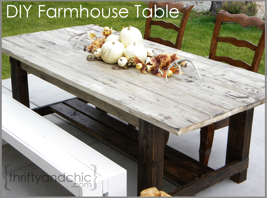 farmhouse table plans free