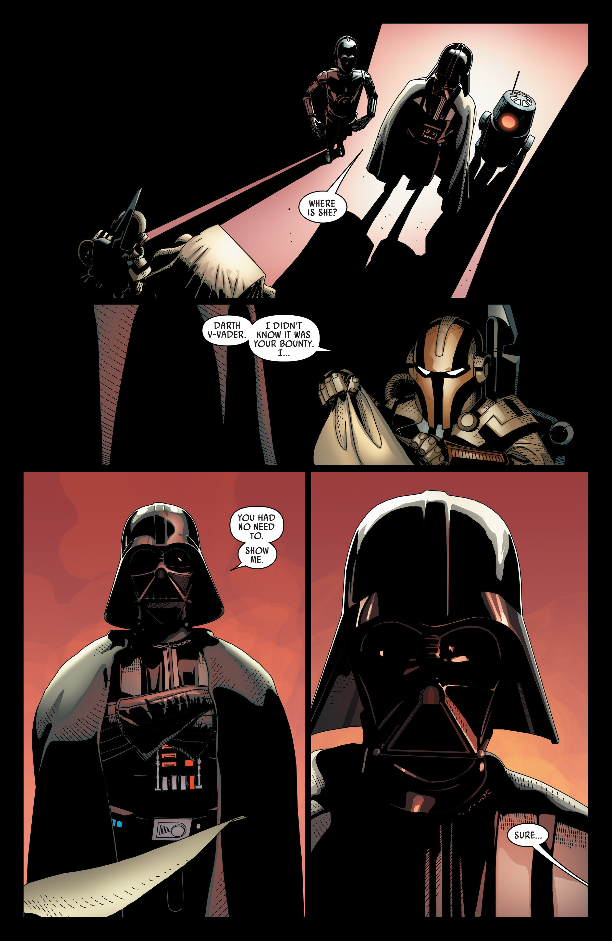 Read online Darth Vader comic -  Issue #17 - 19