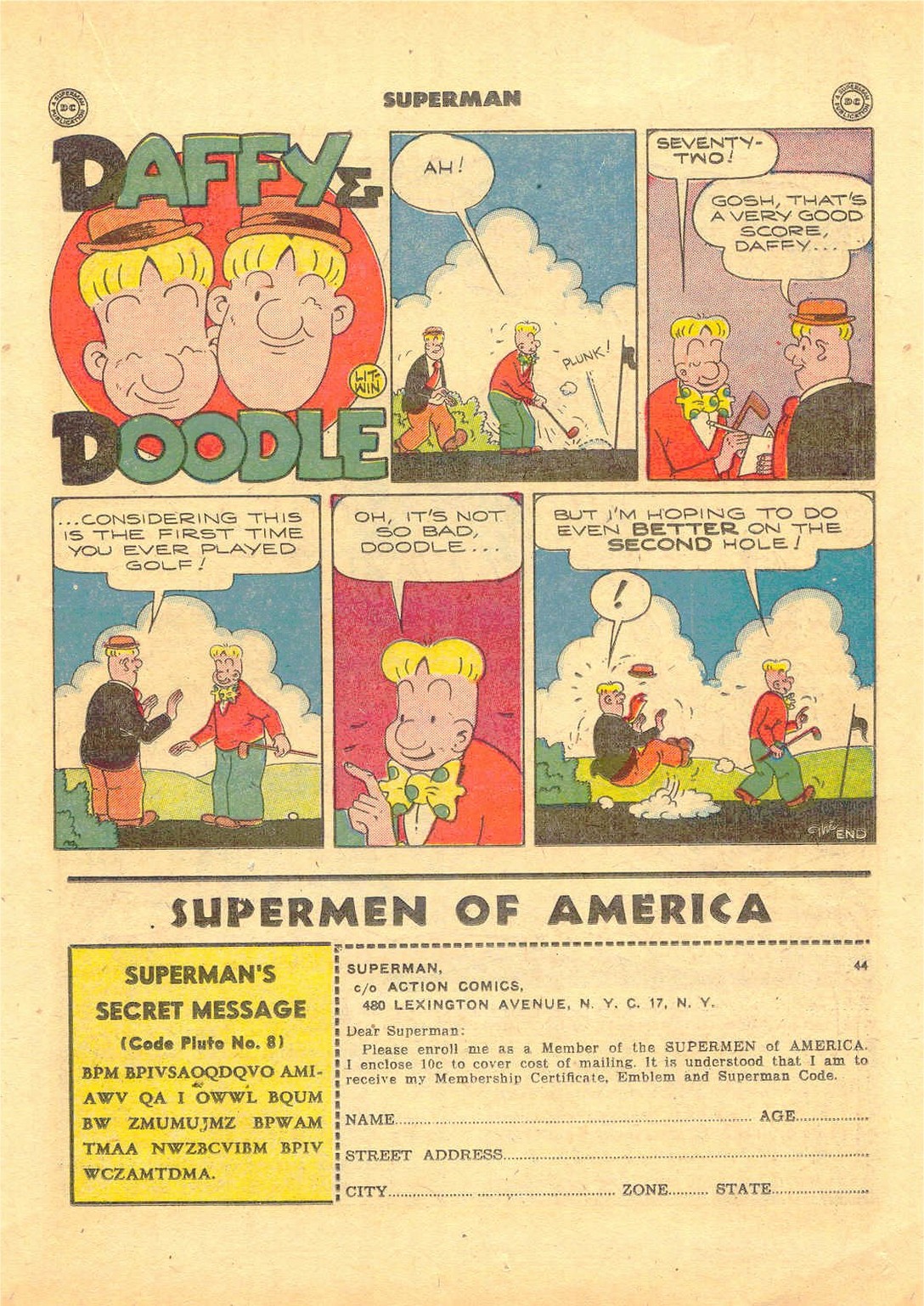 Read online Superman (1939) comic -  Issue #44 - 32