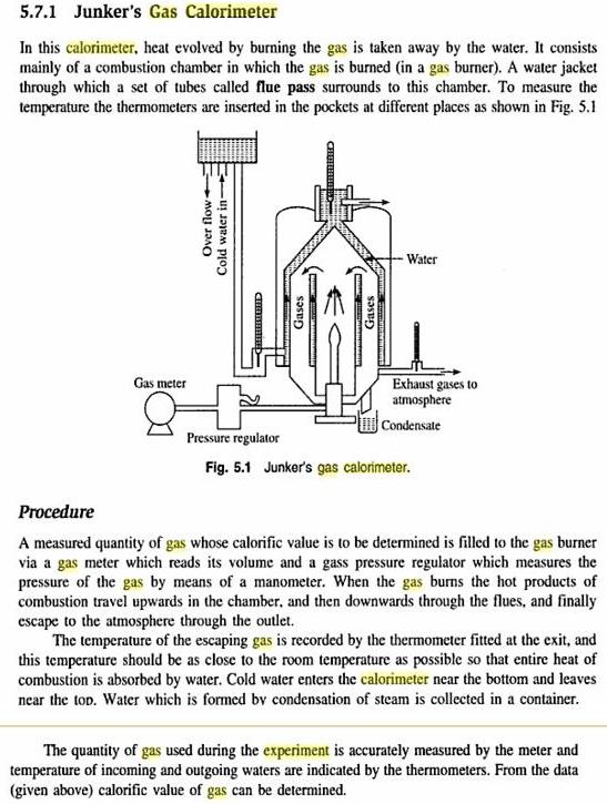 JUNKER GAS CALORIMETER PDF