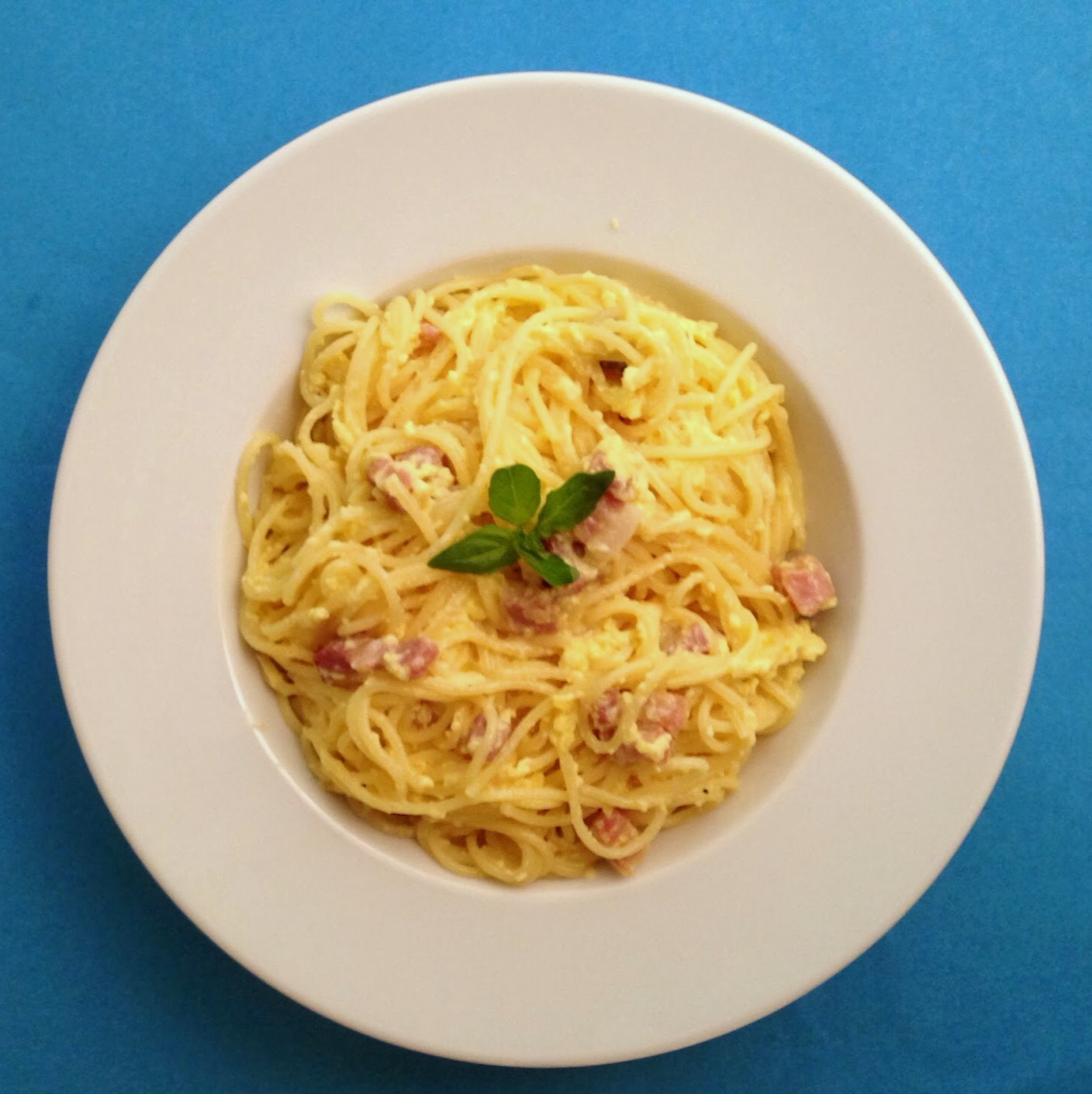 Kochdiele Spaghetti Carbonara