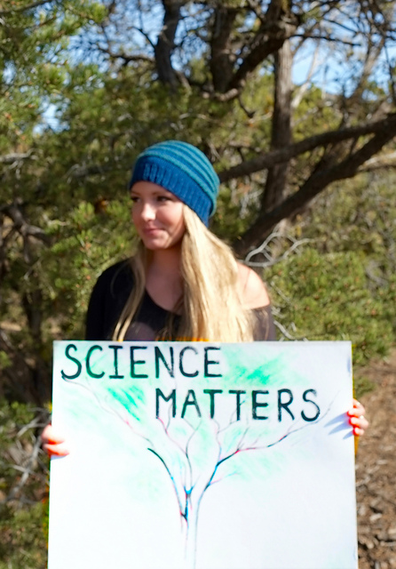 Lovely Yarn Escapes : Knitting a Hat for The March For Science - Simple