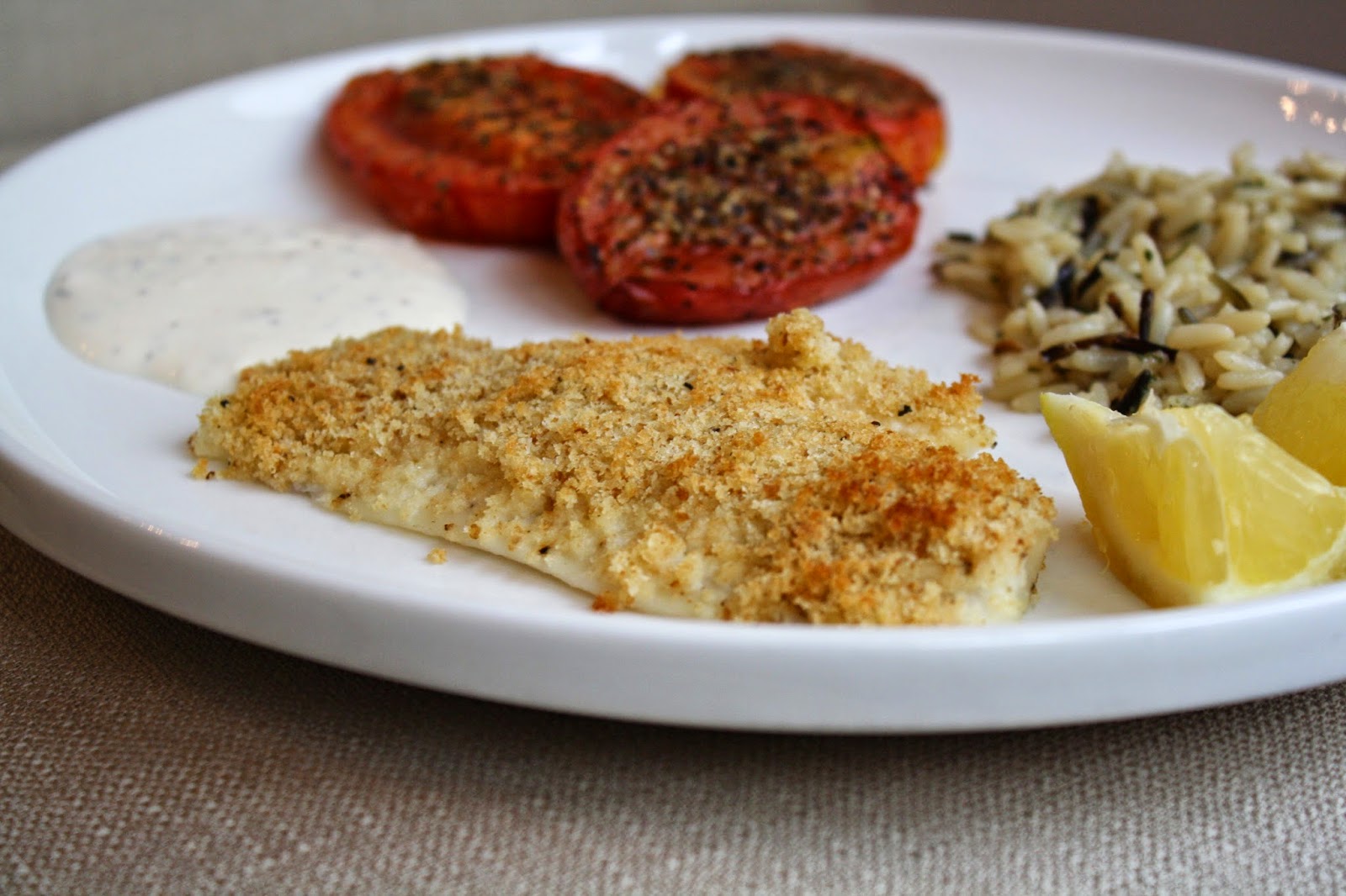 what's for dinner? baked flounder with roasted tomatoes... 30 minutes