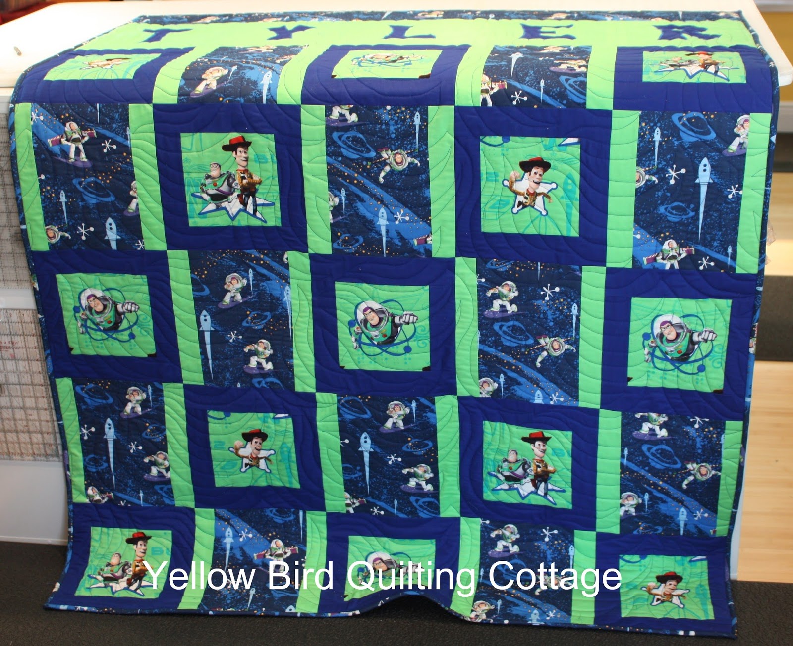 Yellow Bird Quilting Cottage Toy Story Quilt