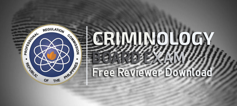 Must Have Criminologist Board Exam Reviewer Free Download