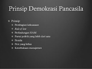 Sebutkan 2 dan 7 Asas Demokrasi Pancasila Yang Telah Dilaksanakan