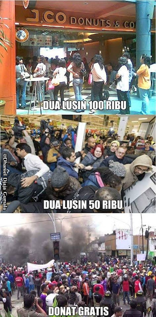 9 Meme Sindiran Ini Sentil Para Pemburu Promo Diskon Donat JCo yang Rela Antre Berjam-jam 9 Meme Sindiran Ini Sentil Para Pemburu Promo Diskon Donat JCo yang Rela Antre Berjam-jam