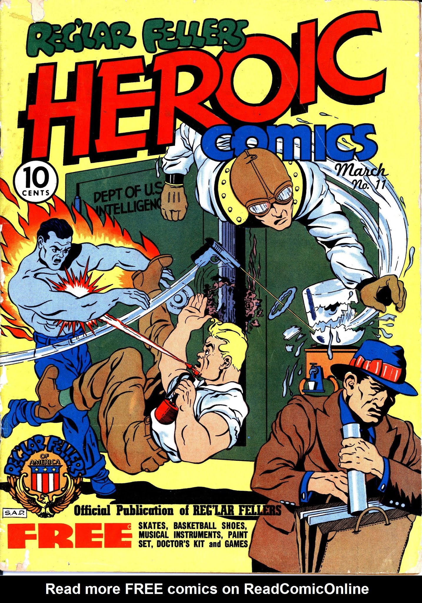 Read online Reg'lar Fellers Heroic Comics comic -  Issue #11 - 1