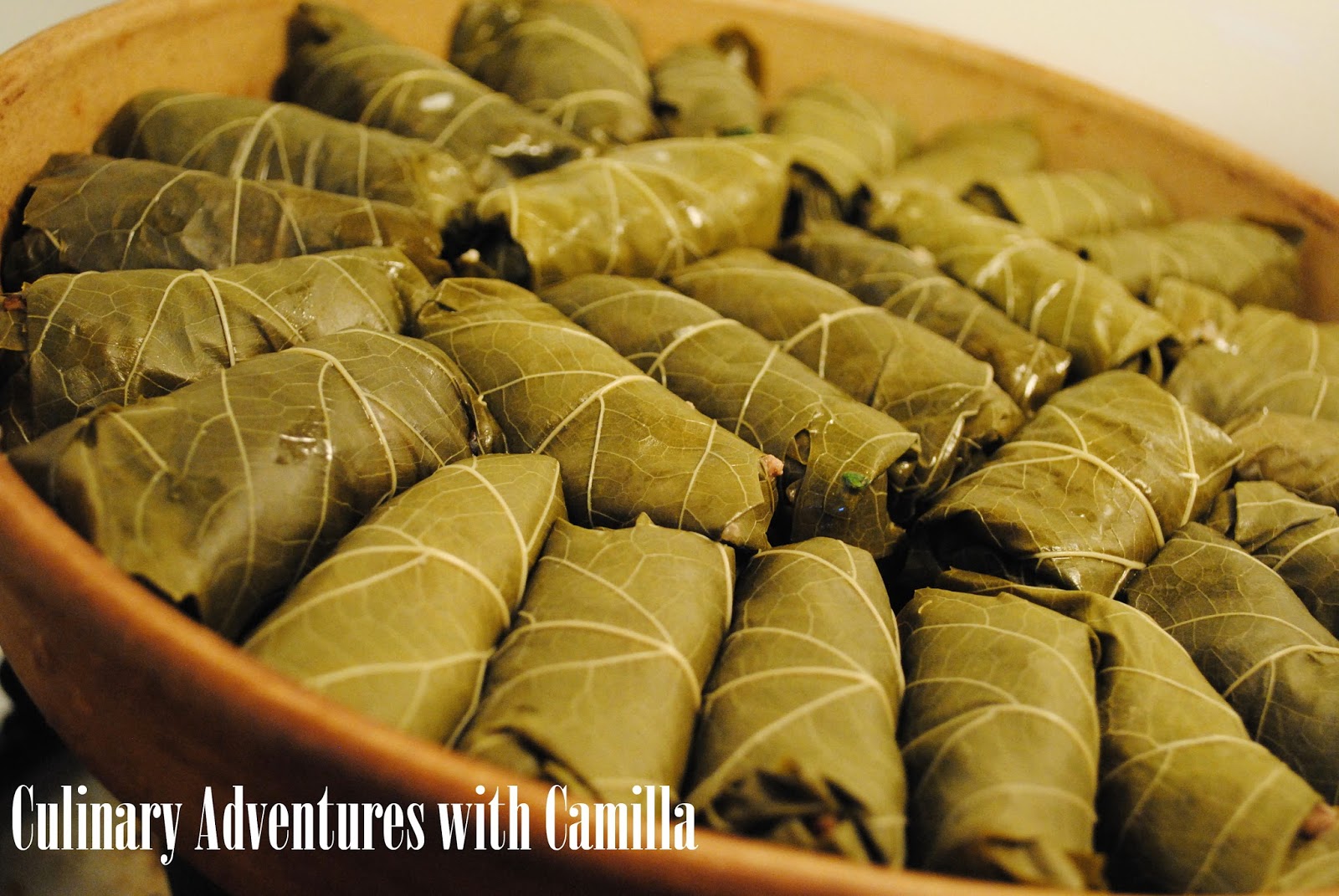 Quinoa and BeefStuffed Grape Leaves
