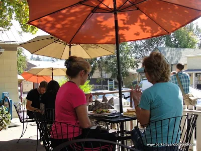 patio at Broad Street Bistro in Nevada City, California