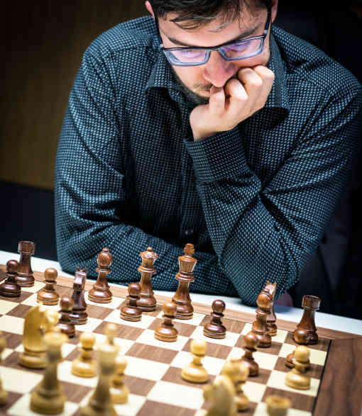 Maxime Vachier-Lagrave a annulé deux fois hier contre Magnus Carlsen au Norway Chess 2019 - Photo © Lennart Ootes