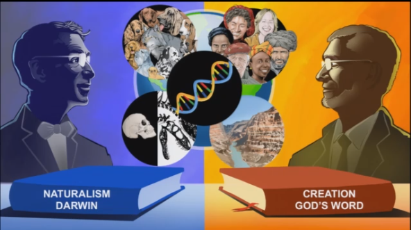 Naturalismo de Darwin vs Criação do mundo por Deus