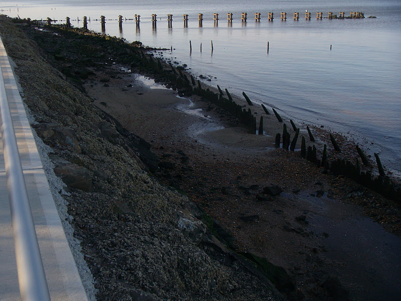 Aberdeen NJ Life Low Tide at the Cliffwood Beach Seawall
