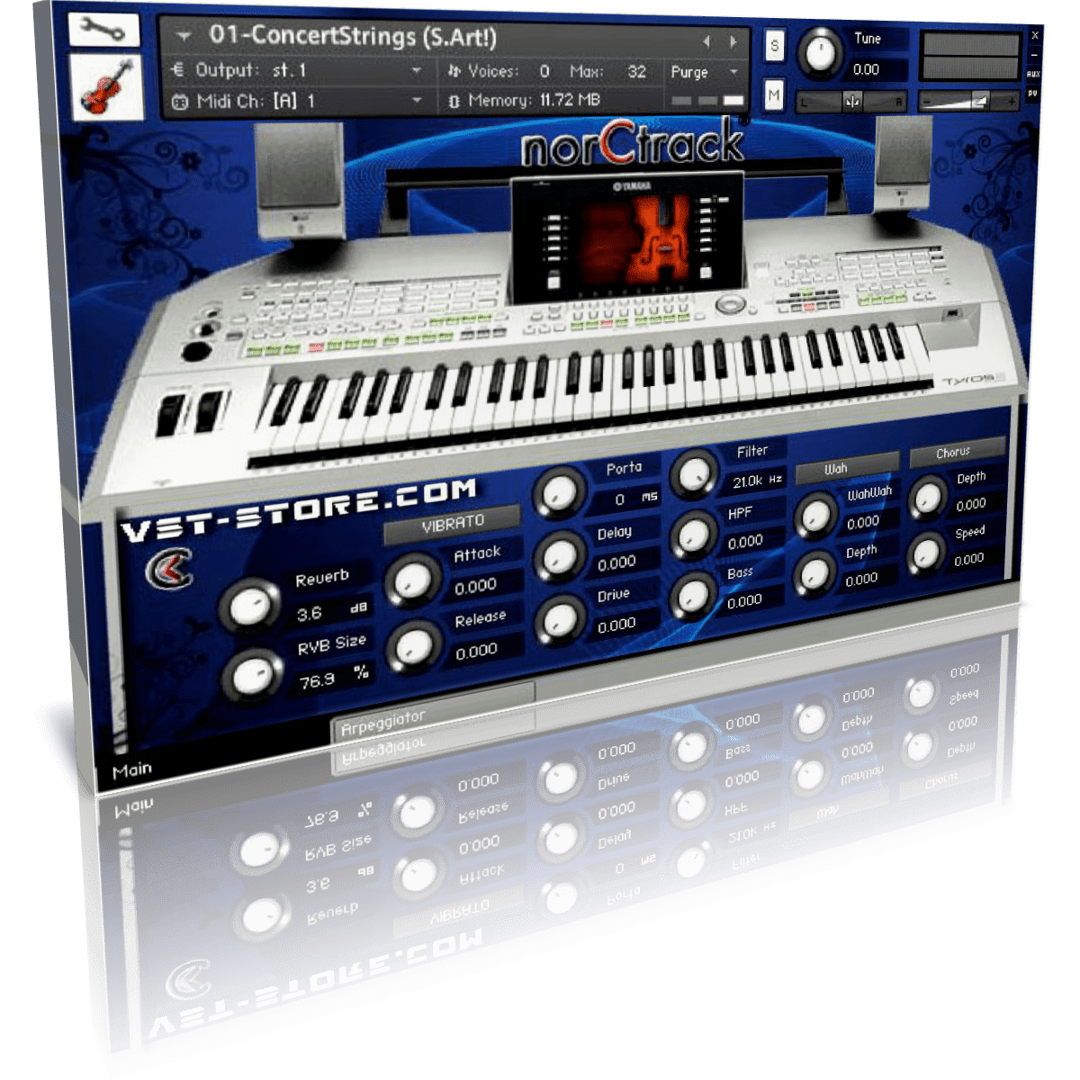 Download norCTrack Yamaha TYROS 2 KONTAKT Library