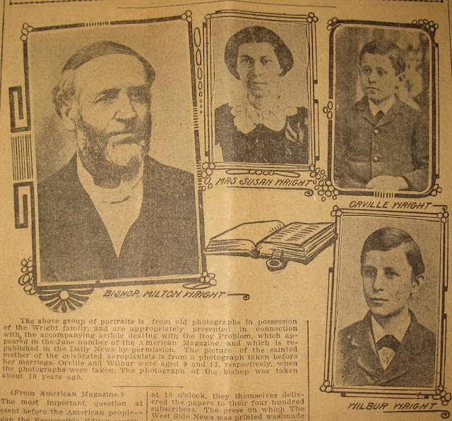 The Wright Family, Dayton Daily News, June 16th, 1909.