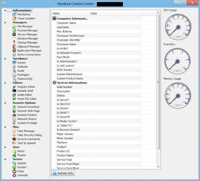Pandora RAT 2.0 Download Pandora RAT 2.0 Download