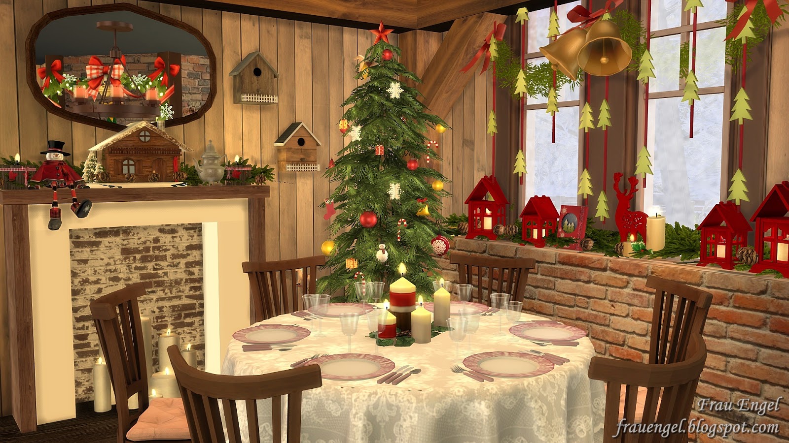 Frau Engel: TS4. Christmas Flowers Cottage.