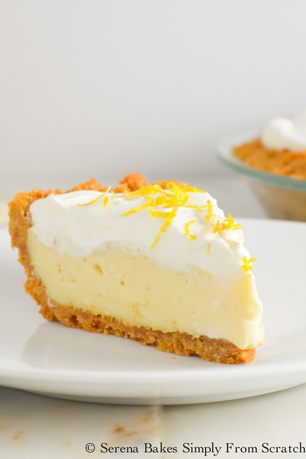 Lemon Pudding Cheesecake | Serena Bakes Simply From Scratch