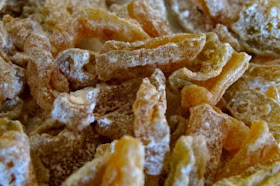dehydrated candied zucchini