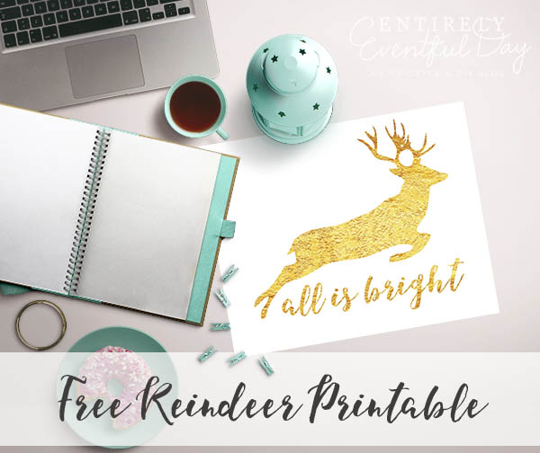 Absolutely free Gold Foil Reindeer Silhouette Printable ~ Thoroughly image regarding Silhouette Printable Gold Foil named Free of charge Gold Foil Reindeer Silhouette Printable ~ Thoroughly