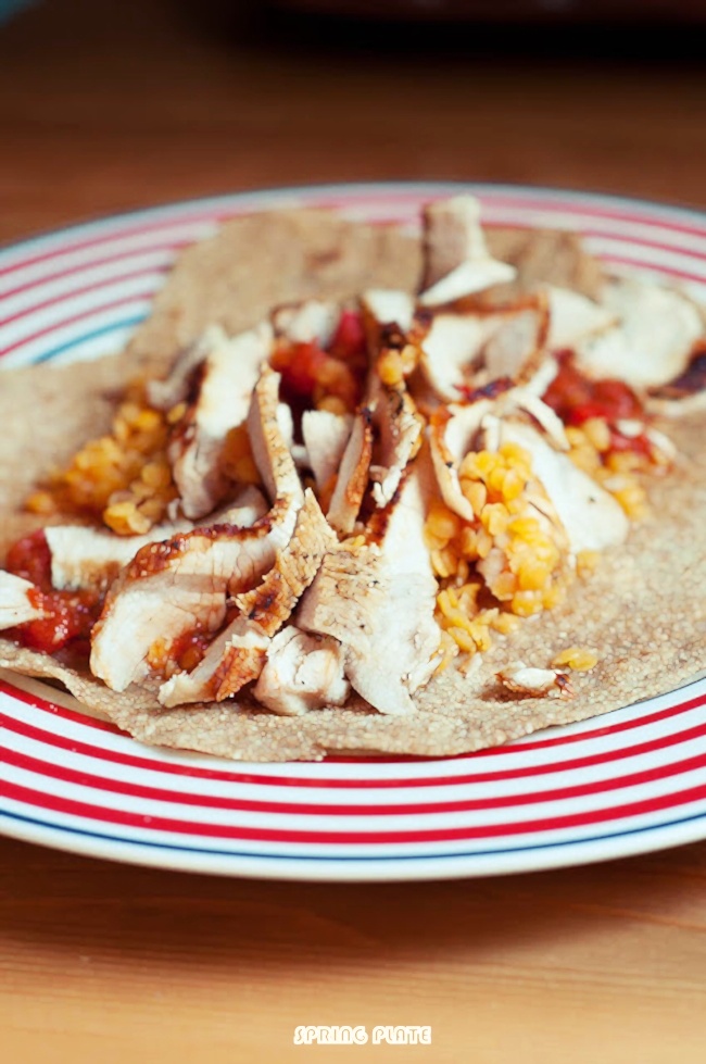 Spring Plate BUENO BURRITO Z INDYKIEM