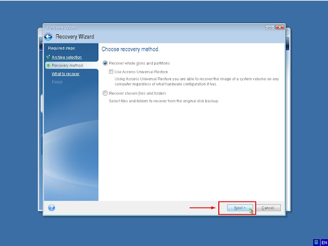 Tips, Langkah-Langkah Backup dan Restore Windows Dengan Acronis True Image (Part 2)