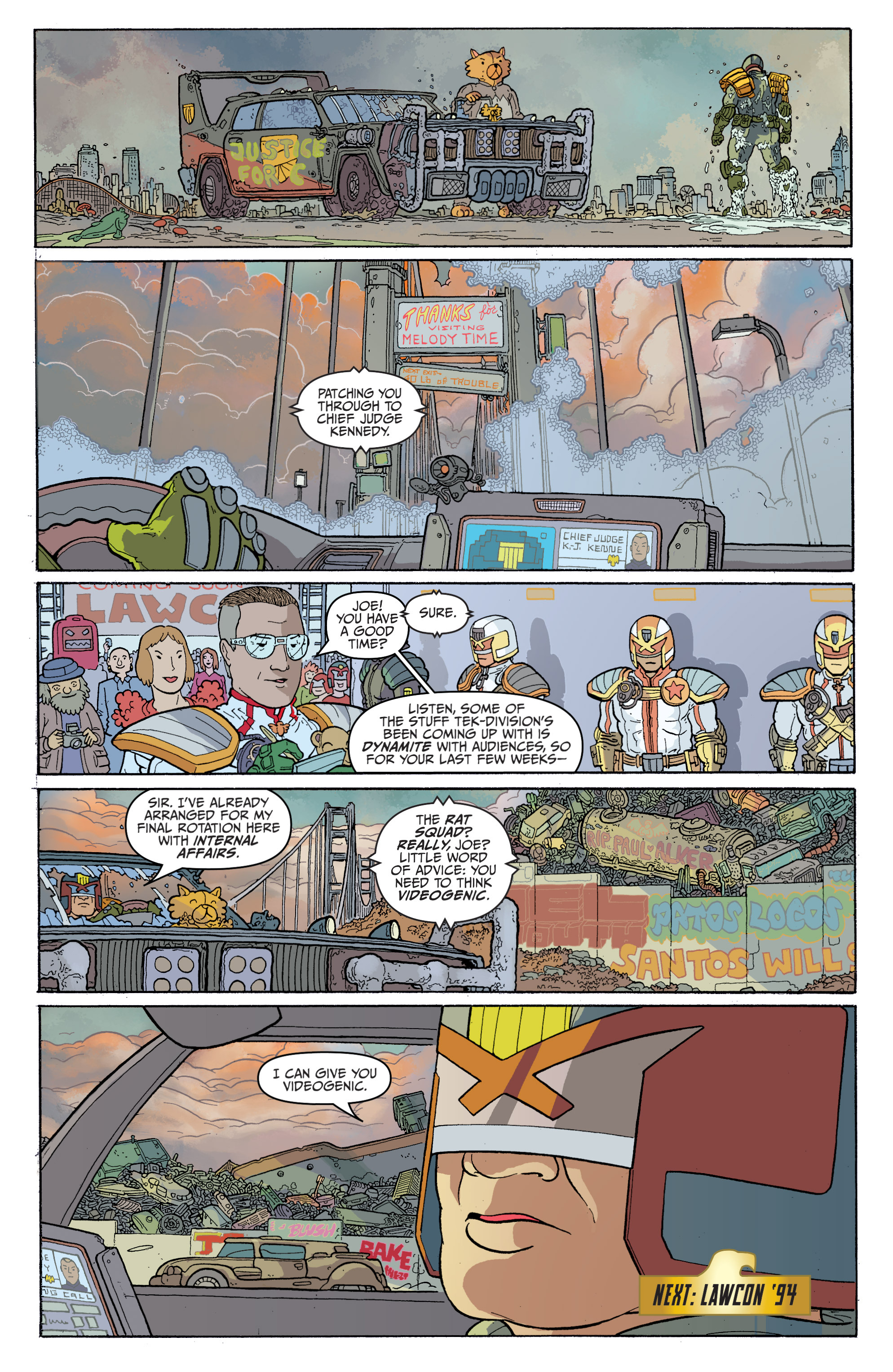 Read online Judge Dredd: Mega-City Two comic -  Issue #4 - 23