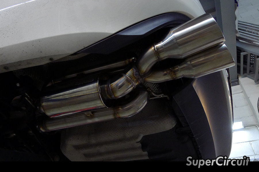 SUPERCIRCUIT Exhaust Pro Shop VW Passat CC Full Exhaust Customization