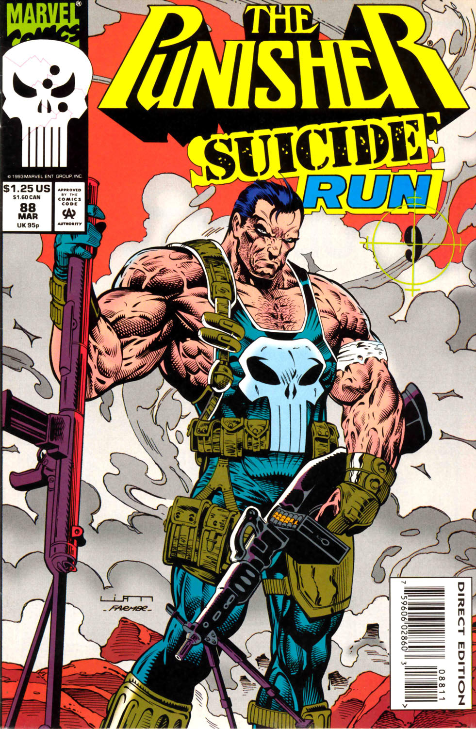Read online The Punisher (1987) comic -  Issue #88 - Suicide Run - 1