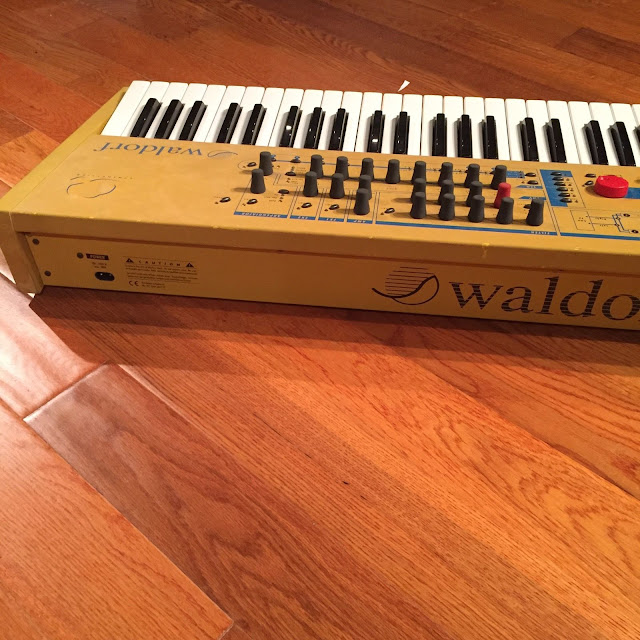 MATRIXSYNTH Yellow Waldorf Q Keyboard Synthesizer