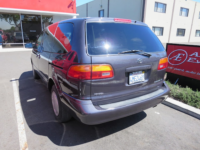 2000 Toyota Sienna with new auto paint and color change