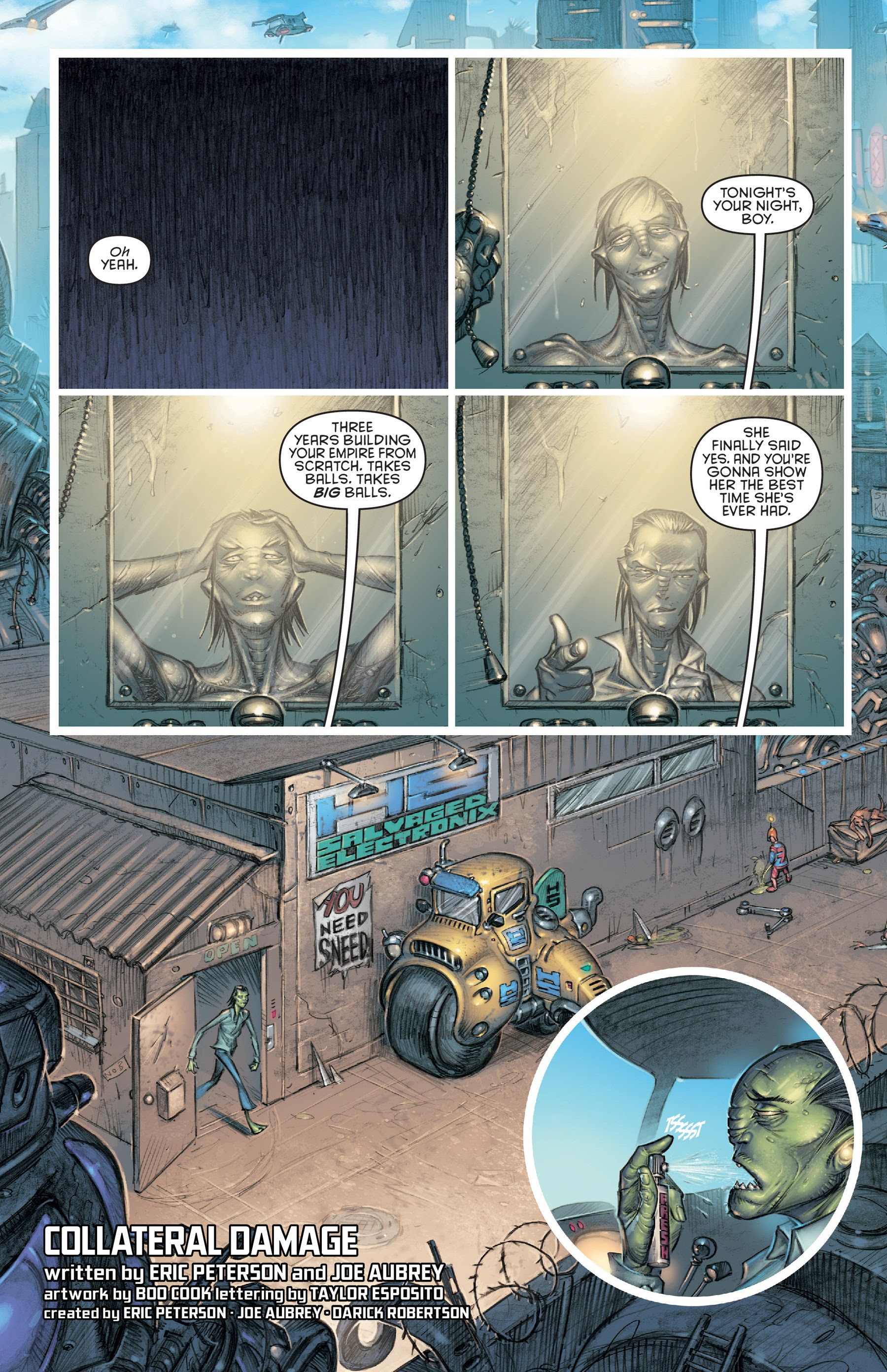 Read online Space Bastards: Special Delivery comic -  Issue # TPB - 40