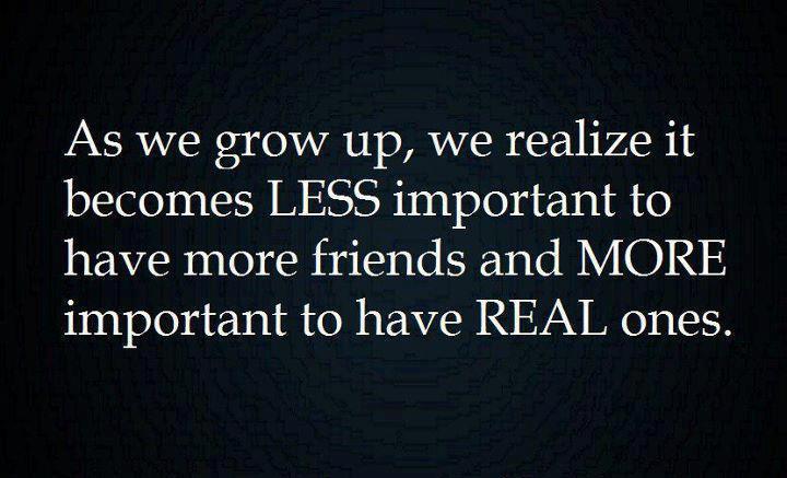 Quotes & Inspiration: As we grow up, we realize it becomes less ...