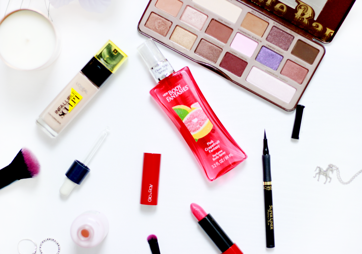 February beauty favourites from brands: Too Faced, L'Oréal Paris, Body Fantasies, The Body Shop, Glo & Ray February beauty favourites from brands: Too Faced, L'Oréal Paris, Body Fantasies, The Body Shop, Glo & Ray